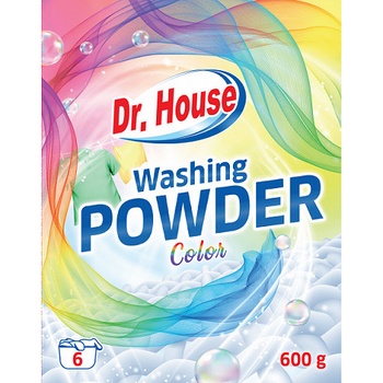 Dr. House Washing Powder prací prášok Color 600 g