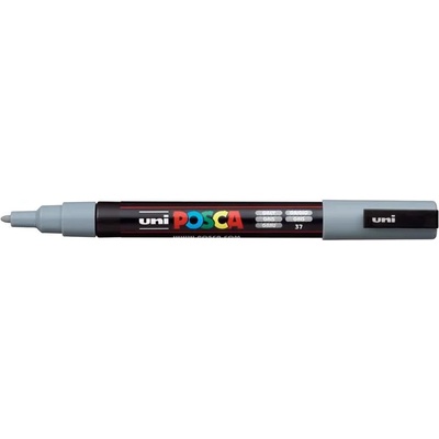 uni Декоративен маркер, 0, 9-1, 3 мм, UNI "Posca PC-3M", сив 284703000 (284703000)