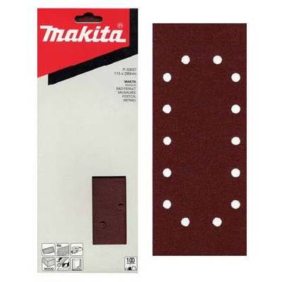 Шлайфхартия MAKITA 115x280 мм 14 отвора K120, 10 бр. P-33043 (P-33043)