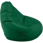 Pufrelax Пуф круша, 220л. , Nirvana Hobbit - Teteron Green, За открито, Перящ се калъф, Пълнеж от Полистиролни перли (PUF-G-NH-TEX-GR)