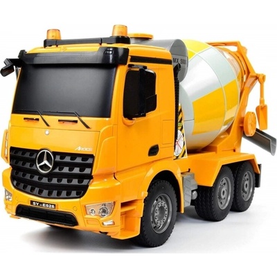 Double E RC Mercedes-Benz Arocs Cement Mixer 4WD RTR žlutá 1:20