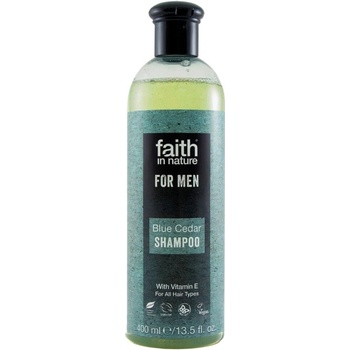 Faith in Nature For men přírodní šampon Bio Modrý cedr 400 ml