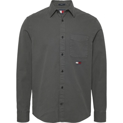 Tommy Jeans Men's Washed Twill Overshirt - Washed Black