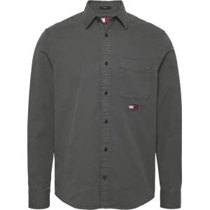 Tommy Jeans Men's Washed Twill Overshirt - Washed Black
