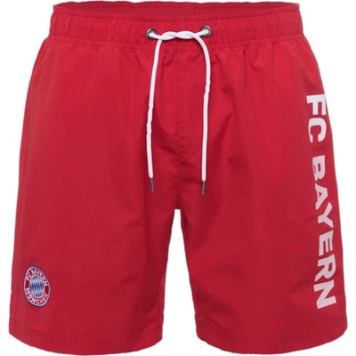 Detské chlapčenské plavky FC Bayern München Logo červené