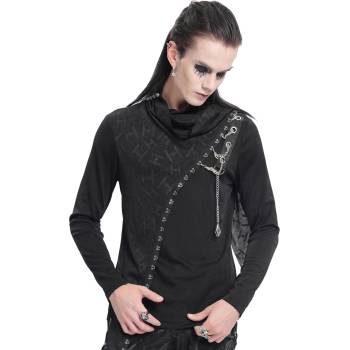 Devil fashion мъжка тениска DEVIL FASHION - Black Gothic Punk - TT285