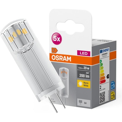 Osram 4058075758025 LED EEK2021 F A G G4 speciální tvar 1.8 W = 20 W teplá bílá