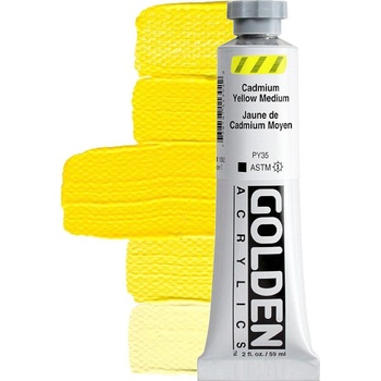 Golden Artist Colors Heavy Body АКРИЛНА боя Cadmium Yellow Medium 59 ml 1 бр (0001130-2)