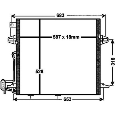 Kondenzátor, klimatizace MAHLE AC 756 000P (AC756000P)