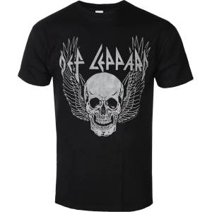 NNM Мъжка тениска Def Leppard - Winged Skull - Black - 51644500