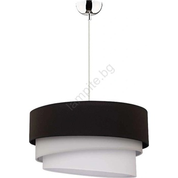 Image 1 of Duolla - Пендел TRIO 1xE27/40W/230V Ø 45 см черен/сив/бял (DU7789)