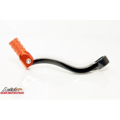 ACCEL páka řazení KTM SX 85 18-25, SX 125/150 16-23, EXCF/SXF 450 16-22, EXC500 17-23, GAS GAS MC 85 21-25, 125 21-23 MC 450F 21-23, HUSQVARNA TC 85 18-24, 125 16-23, FC/FE 450 16-22 hliníková barva č
