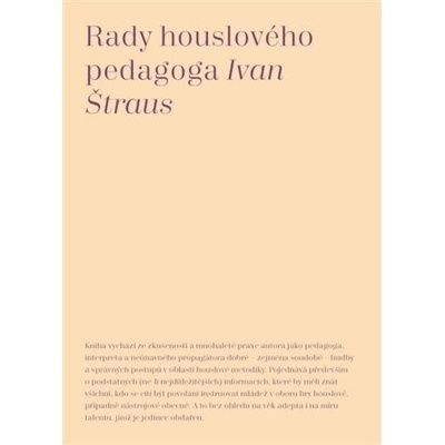 Rady houslového pedagoga