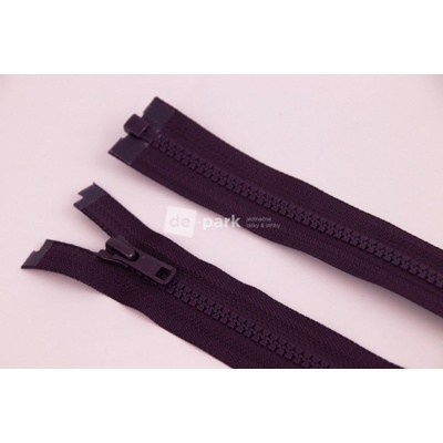 de-park Zip YKK - 75cm - dělitelný - temně ostružinová - 449