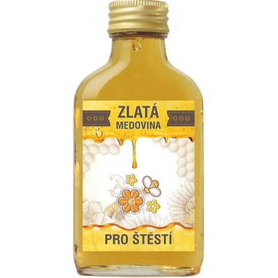 Bohemia Gifts & Cosmetics Zlatá medovina 18% Pro štěstí 0,1 l