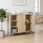 vidaXL Служебен шкаф Дъб сонома 97 x 33 x 81 см Инженерна дървесина (8013855)