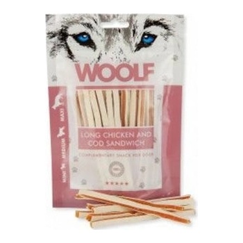 WOOLF soft chicken, cod sandwich long 100 g