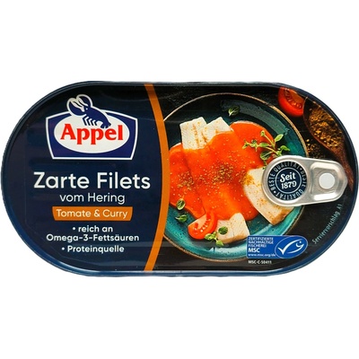 Appel Zarte Fillets vom Hering Tomaten&Curry 200 g