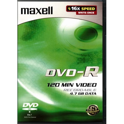 Maxell DVD-R 4,7GB 16x, 10ks