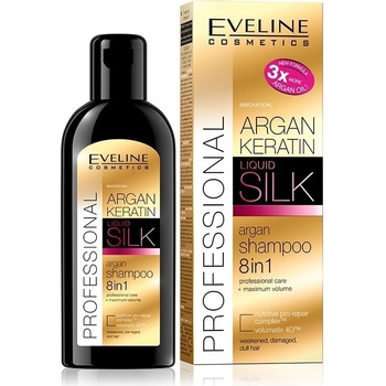Eveline Cosmetics Argan + Keratin Exkluzivní šampon 8v1 150 ml