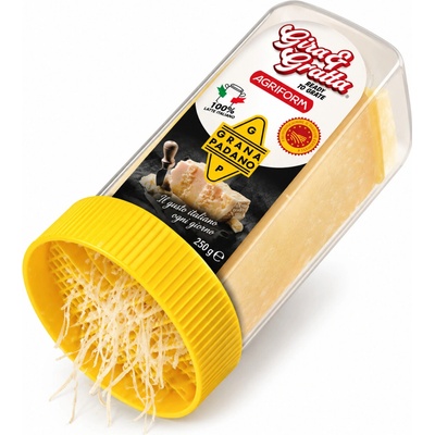 Agriform grana padano dop kravský sýr ve struhadle jemný 150 g