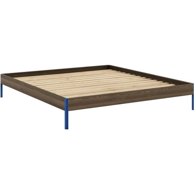 Karup Core bed natural pine borovice / vividblue carob