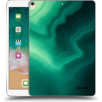 Picasee silikónový prehľadný obal pre Apple iPad Pro 10.5" 2017 2. gen Malachite