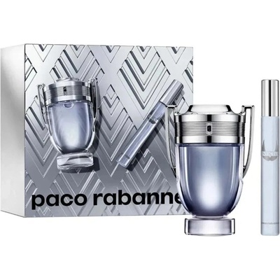 Paco Rabanne Invictus Подаръчен комплект за мъже Размер EDT 200 ml + EDT 10 ml