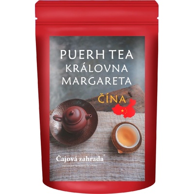 Čajová zahrada Puerh Tea Královna Margareta černý ochucený čaj 1 kg