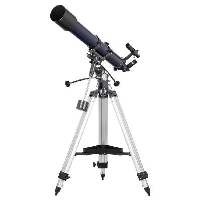 Телескоп Levenhuk - New Skyline PLUS 90/900 EQ2, черен/син (86212)