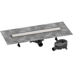 Hansgrohe RainDrain Go - Линеен сифон, 60 cm, с двулицев решетъчен капак, четкана неръждаема стомана 56271800 (56271800)