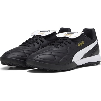PUMA Футболни стоножки Puma Men's KING TOP Astro Turf Football Boot - Black/White