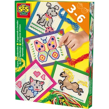 SES Vyšívací souprava s barevnými předlohami