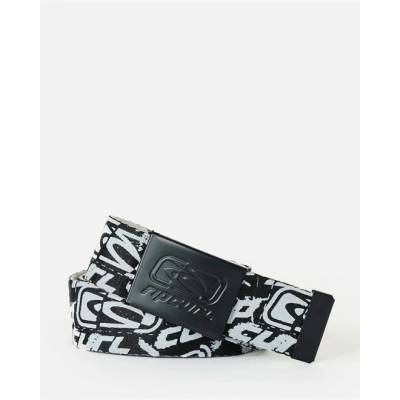 Pásek Rip Curl ARCHIVE REVO WEBBING BELT Black/White