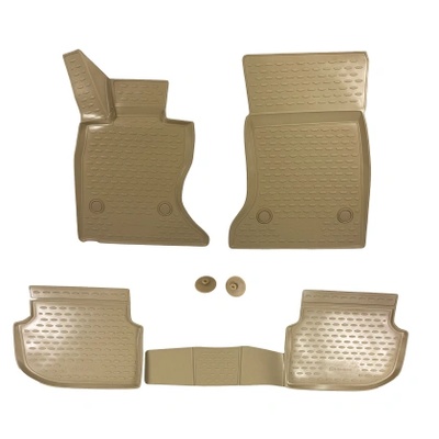 3d Гумени стелки за bmw 5 Серия f10 / f11 (2010-2013) - бежови