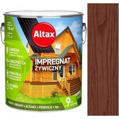 Pryskyřičný impregnační nátěr na dřevo 4,5l ořech Altax ochrana 9 let