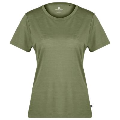 Дамска мериносова блуза Heber Peak Women's MerinoMix150 PineconeHe. II T-Shirt Merino shirt - Lucky Green - размер 3XL (916-4723-0317)