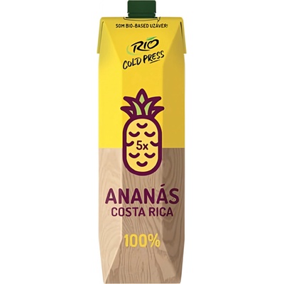 Rio Cold Press 100% ananasová šťáva 1 l