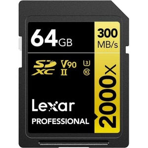 Lexar Professional 2000x SDXC 64GB C10/UHS-II (LSD2000064G-BNNNG)