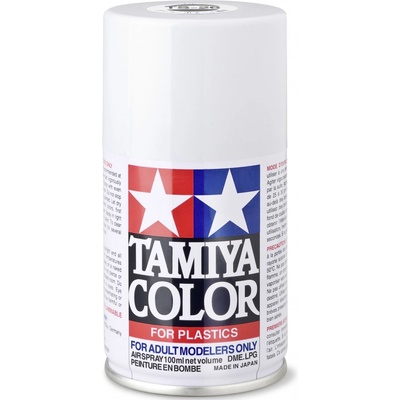 Tamiya 85026 TS 26 White Gloss Color 100ml Acrylic Spray Paint