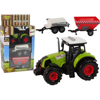 mamido Veľký traktor LED svetlá Zvuky 2 Sada strojnej farmy