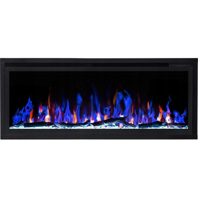 Aflamo Vstavaný krb 1500 W čierny
