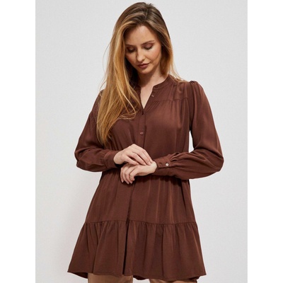 Moodo Кафява дамска рокля Moodo Moodo | Kafyav | ЖЕНИ | XS
