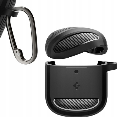 Spigen Rugged Armor Black Google Pixel Buds Pro ACS05133 – Zboží Živě