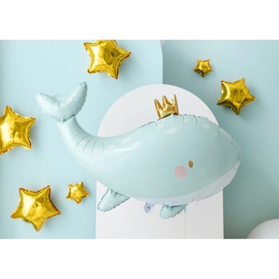 Party deco FB185 Fóliový balón Modrá velrybka 93x60cm