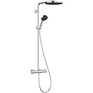 Hansgrohe Pulsify S Puro - Душ комплект с термостат, диаметър 26 cm, 3 струи, хром 24236000 (24236000)