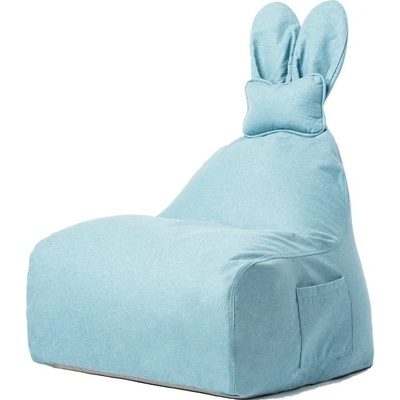The Brooklyn Kids detský sedací vak Funny Bunny modrý