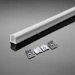 V-TAC Монтажен Kит С Дифузер За LED Лента Алуминиев Бял 2000 x 17.2 x 15.5mm (3366)