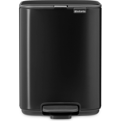 Brabantia Кош за отпадъци с педал Bo, 4 л, черен мат (237805)