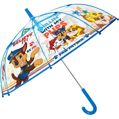 Detský dáždnik Perletti Kids "Paw Patrol" Transparent 75158